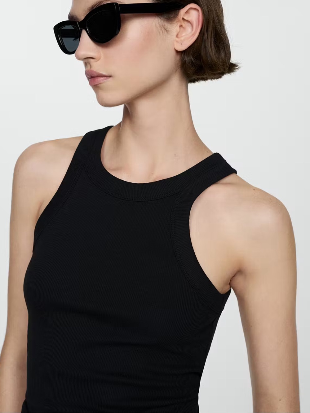 Mango Ribbed Knit Tank Top - Picture 5 of 7